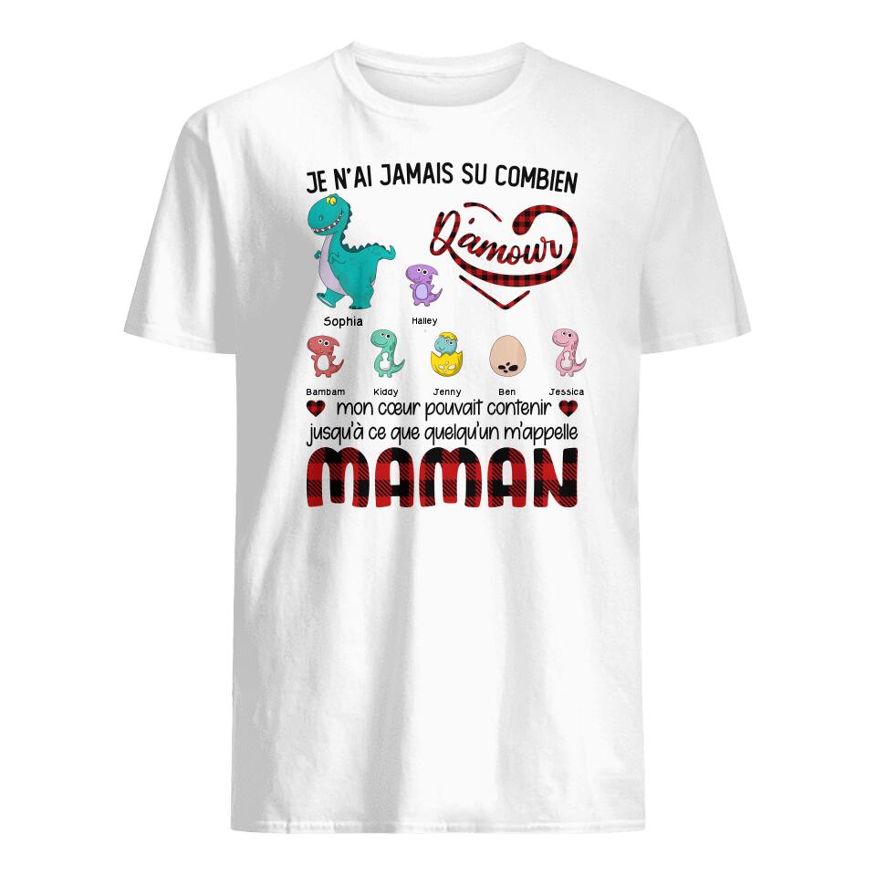 Tshirt personnalisé pour Maman Mamie | Cadeau personnalisé pour Maman Mamie  | D'amour Maman Mamie
