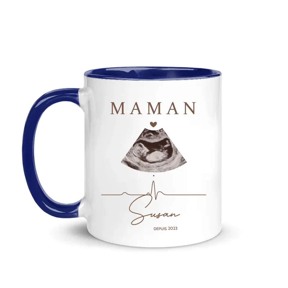 Tasse personnalisée pour Maman | Cadeau personnalisé pour Mère | Maman Depuis 2023