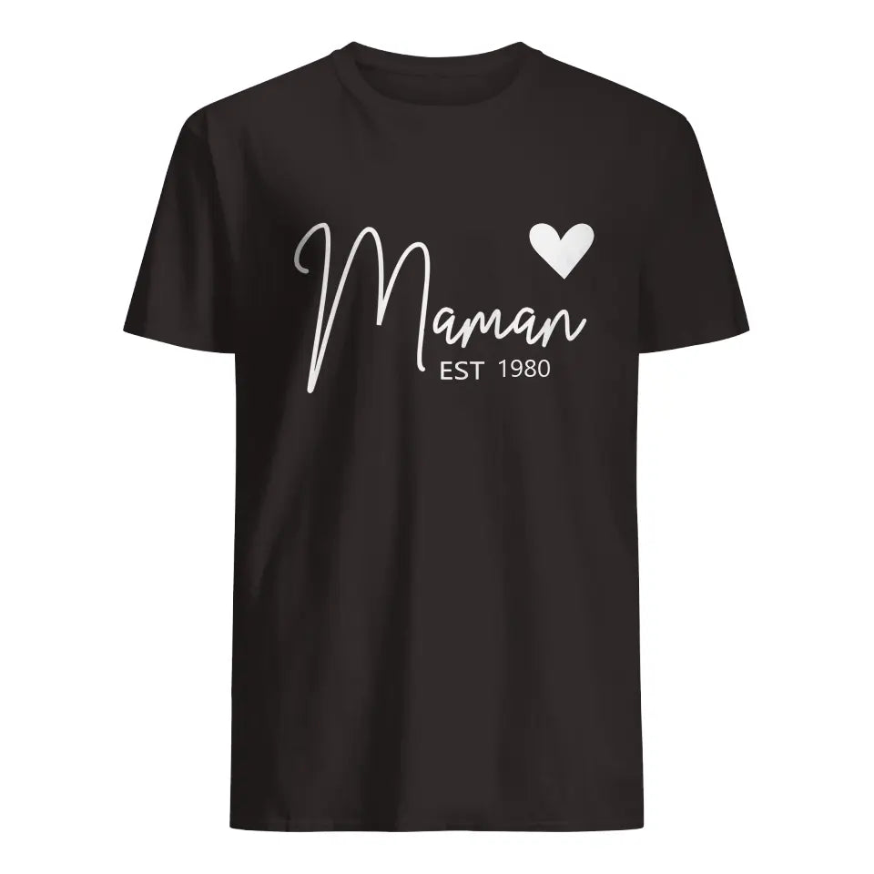 T-shirt personnalisé pour maman | Maman Est