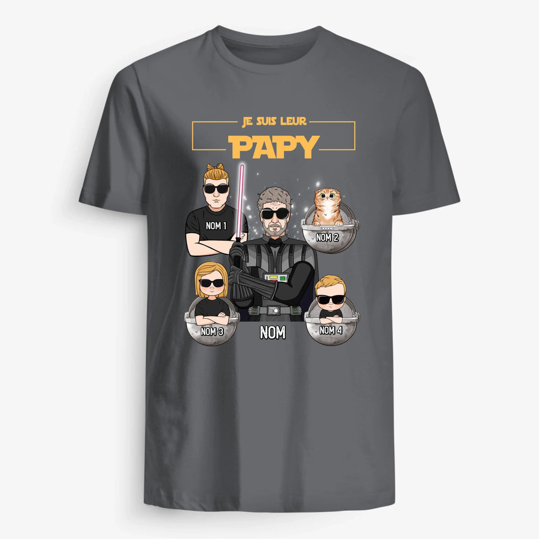 UNISEX T-SHIRT Front Dark