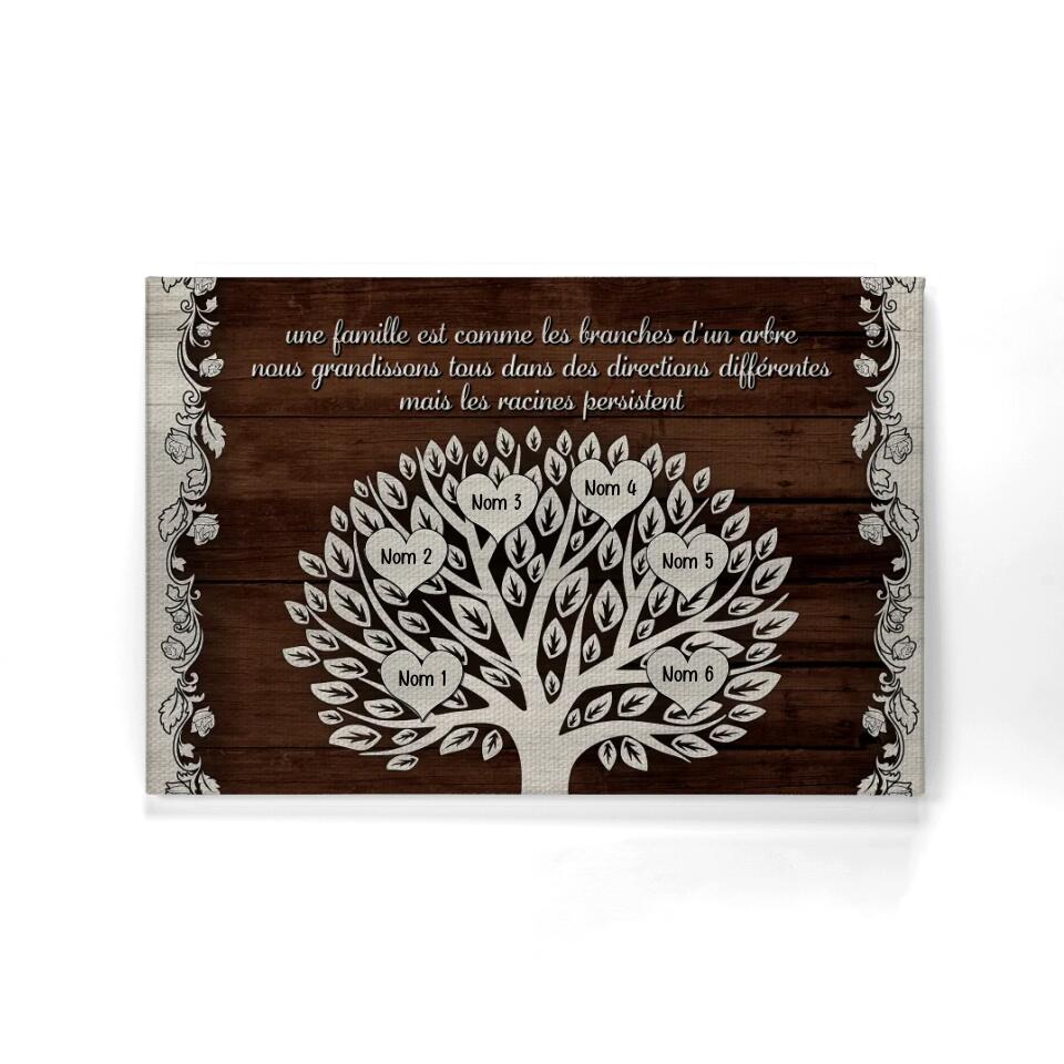 cadre personnalise pour famille cadeau personnalise pour famille une famille est comme les branches dun arbre