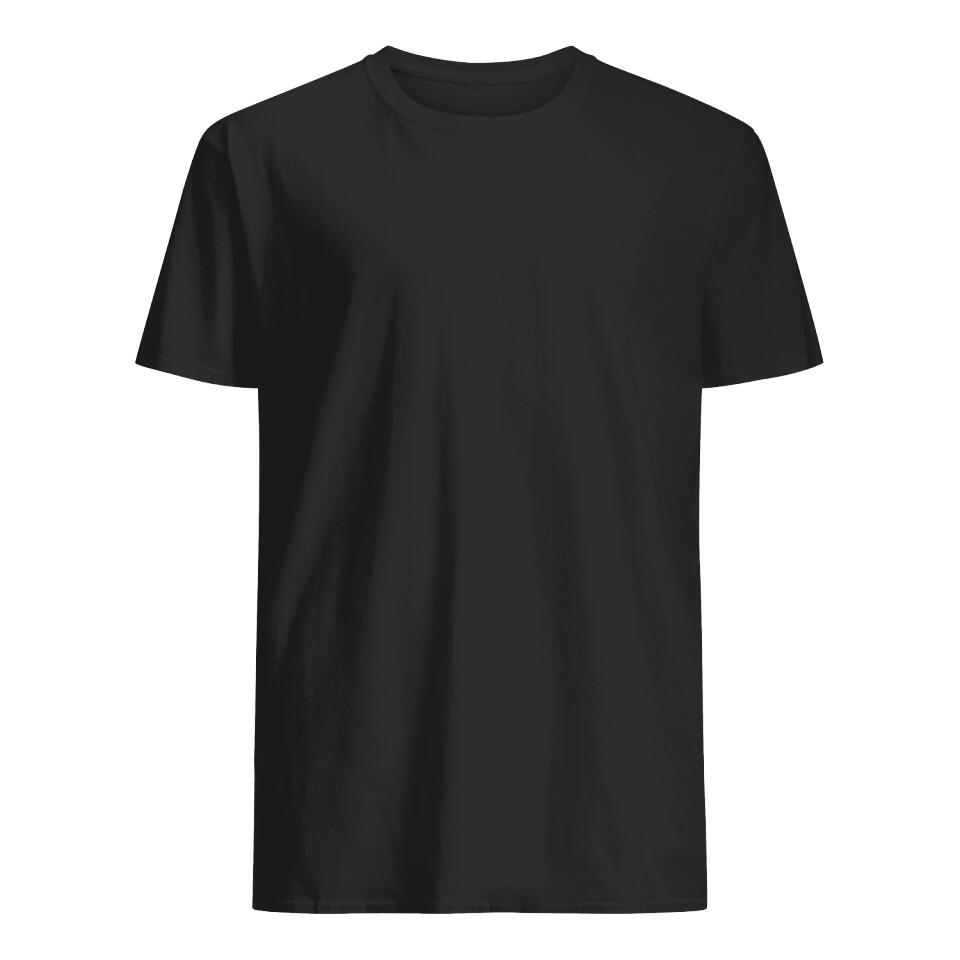 Henkilökohtainen T-paita isälle | Henkilökohtainen lahja Isälleen | Isän/isoisän käsilippu