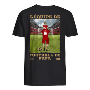 Tshirt personnalisé pour Les Amoureux Du Football | Cadeau personnalisé pour Les Amoureux Du Football  | L'Équipe De Football Préférée En Belgique