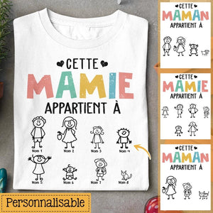 Yksilöllinen t-paita isoäidille | Henkilökohtainen lahja Äidille Isoäidille | Tämä äiti mummo