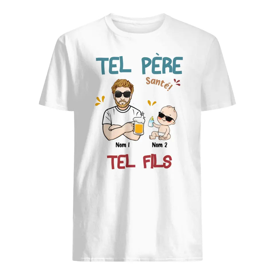 Tee shirt tel père tel fils hot sale