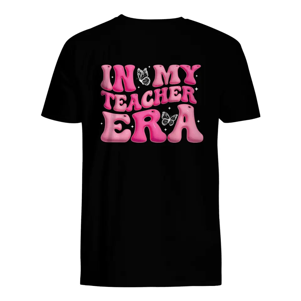 T-shirt personnalisé pour professeur | Rentrée scolaire 2023 | In my teacher eras