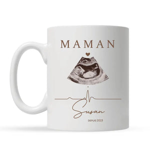 Tasse personnalisée pour Maman | Cadeau personnalisé pour Mère | Maman Depuis 2023