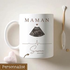 Tasse personnalisée pour Maman | Cadeau personnalisé pour Mère | Maman Depuis 2023