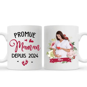 Tasse personnalisée pour Maman | Promue Maman photo