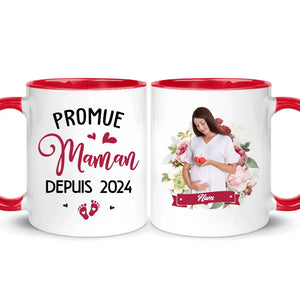 Tasse personnalisée pour Maman | Promue Maman photo