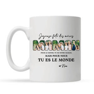 Tasse personnalisée pour Maman | Joyeuse fêtes des mères Maman photo