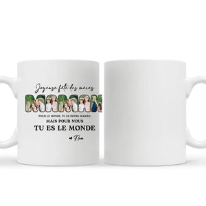 Tasse personnalisée pour Maman | Joyeuse fêtes des mères Maman photo