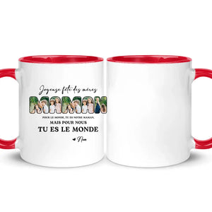 Tasse personnalisée pour Maman | Joyeuse fêtes des mères Maman photo