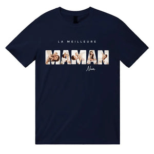 T-shirt photo personnalisé pour Maman | La 
 Meilleure maman