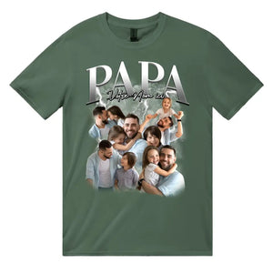 T-shirt photo personnalisé pour Papa | Mon Papa