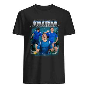 T-shirt personnalisé pour Papa | Football bootleg tee 2
