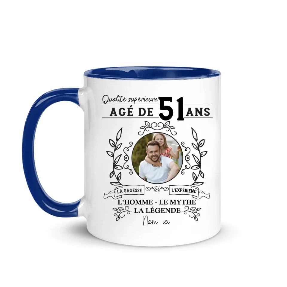 Tasse personnalisée pour Papa |L'homme - Le mythe
La légende