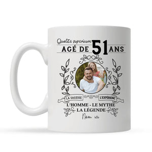 Tasse personnalisée pour Papa |L'homme - Le mythe
La légende