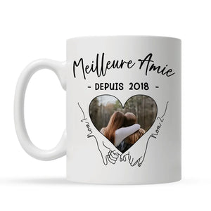 Tasse personnalisée pour Amie - Meilleure amie depuis