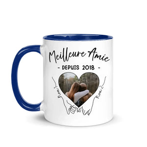 Tasse personnalisée pour Amie - Meilleure amie depuis