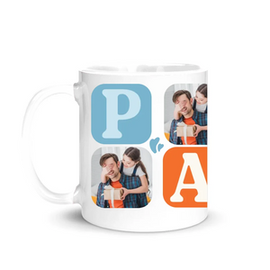 Mug personnalisée pour Papa - Photo personnalisée