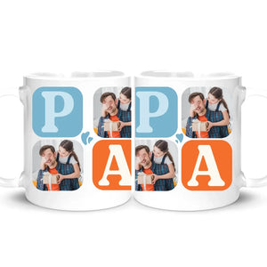 Mug personnalisée pour Papa - Photo personnalisée