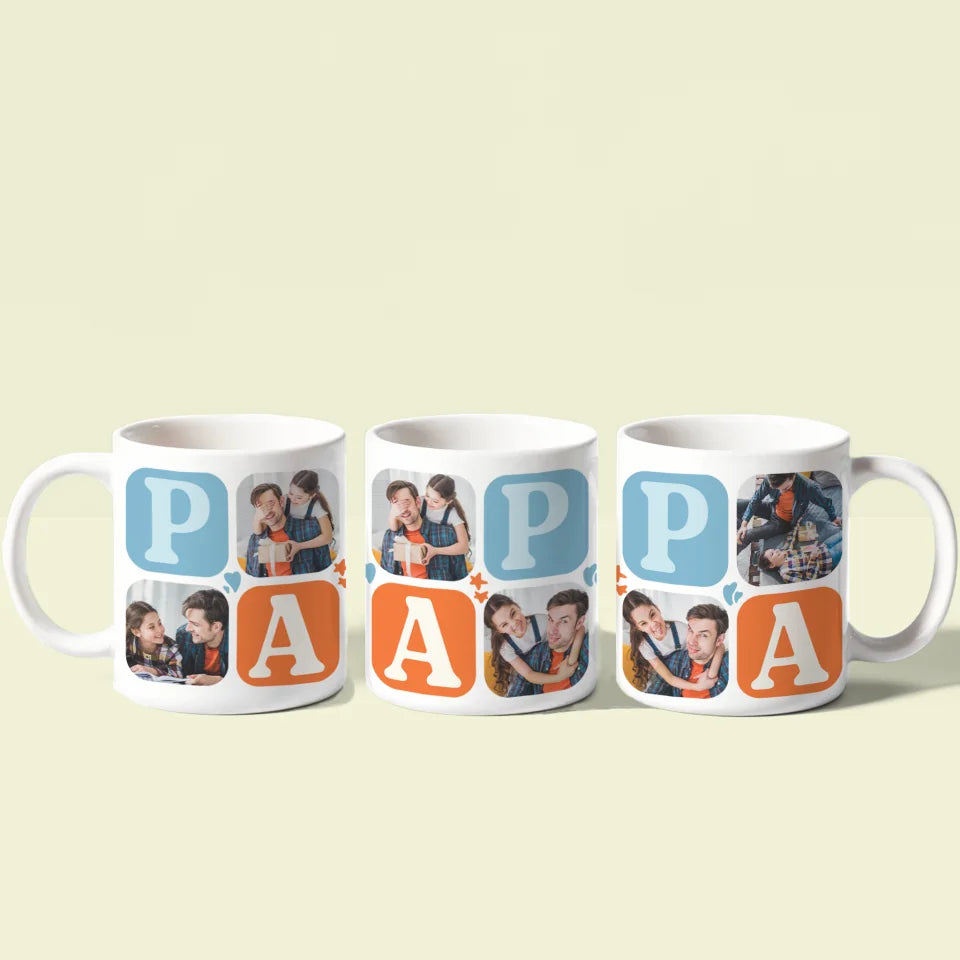 Mug personnalisée pour Papa - Photo personnalisée