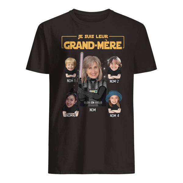 Je suis ta Grand-mère - T-shirt photo personnalisé pour Mamie