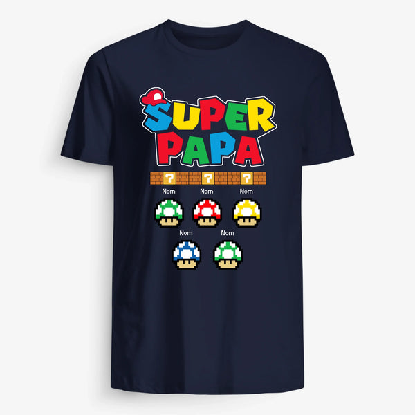 Super Papa - Tshirt personnalisé pour Père