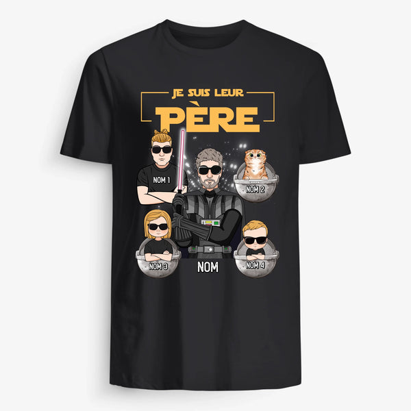 Je suis ton Père - I am your father - Tshirt personnalisé pour Papa