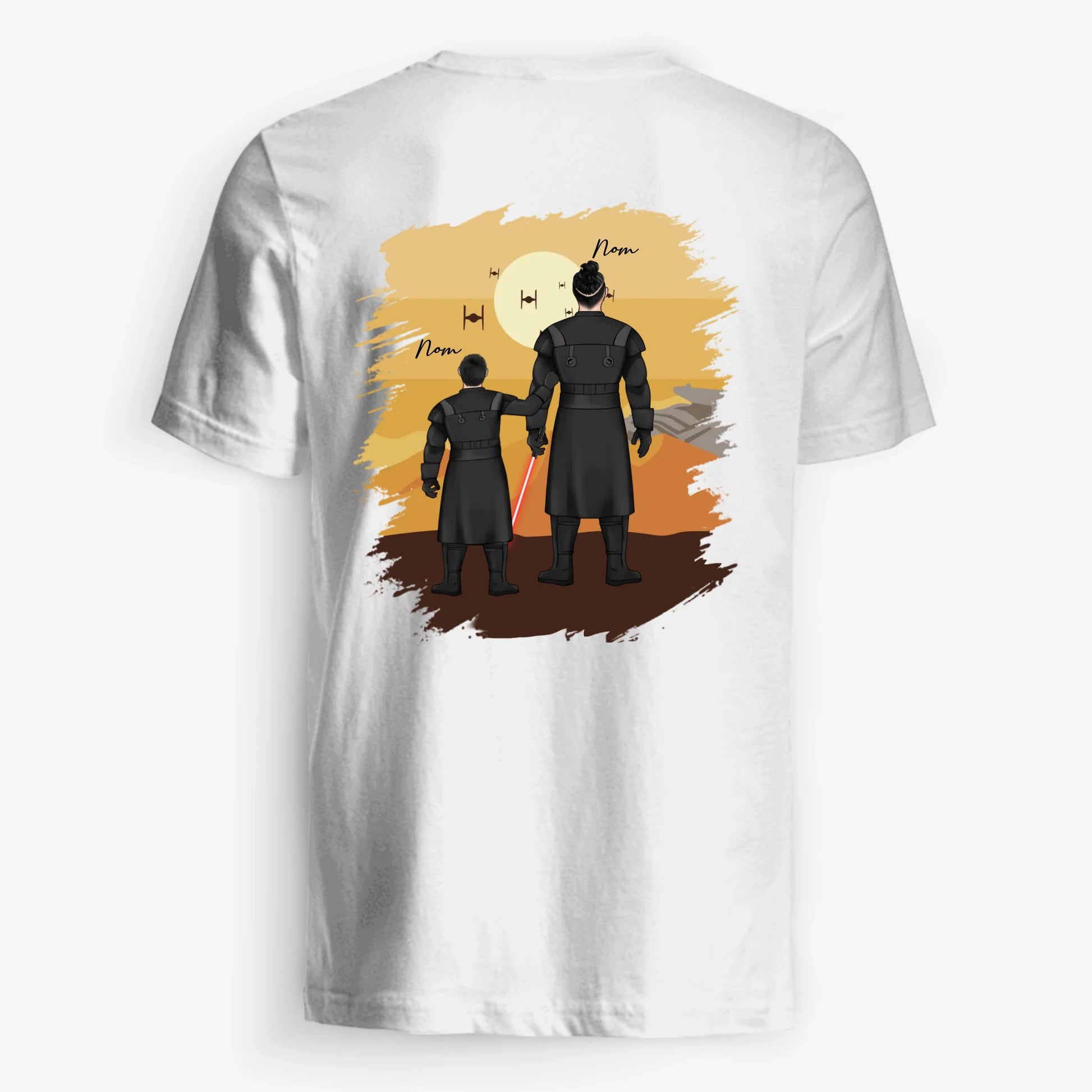 UNISEX T-SHIRT Back Dark
