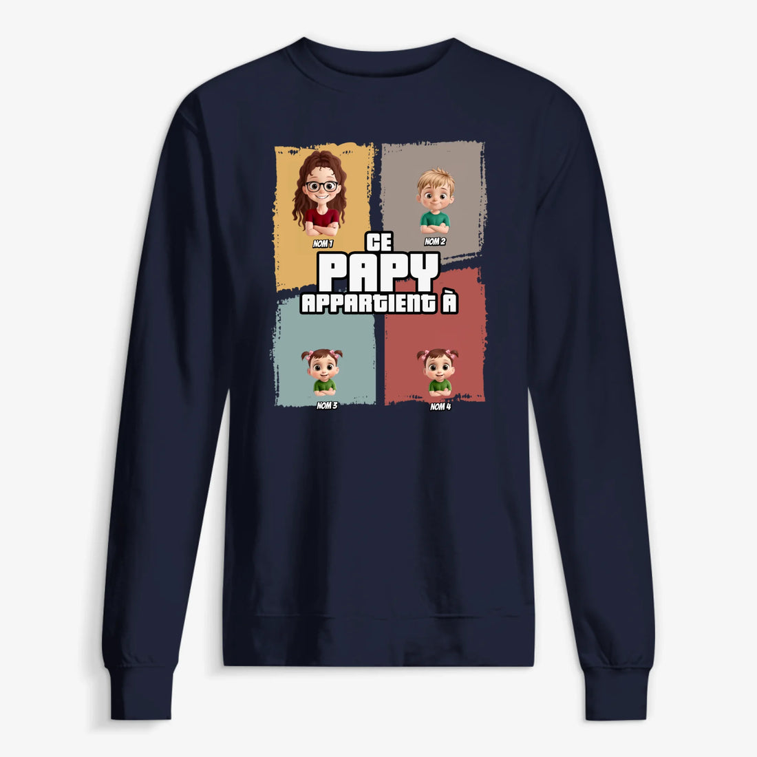 UNISEX SWEATSHIRT Front Dark