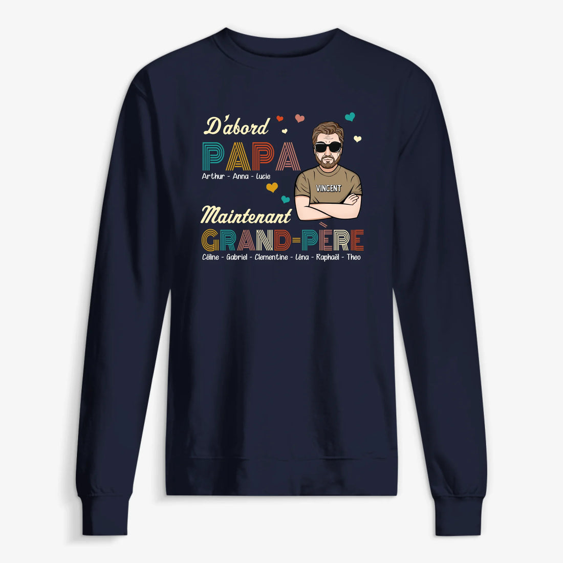 UNISEX SWEATSHIRT Front Dark