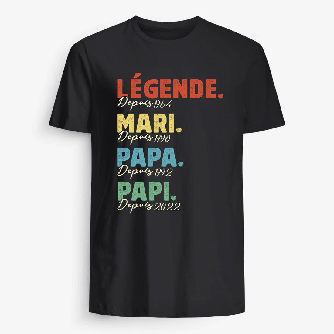 UNISEX T-SHIRT Front Dark