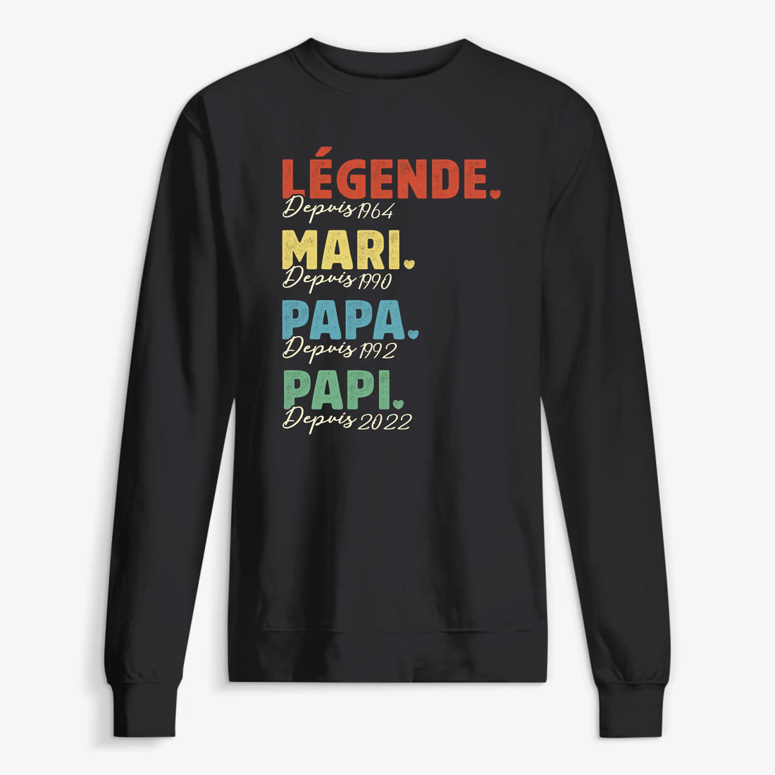 UNISEX SWEATSHIRT Front Dark