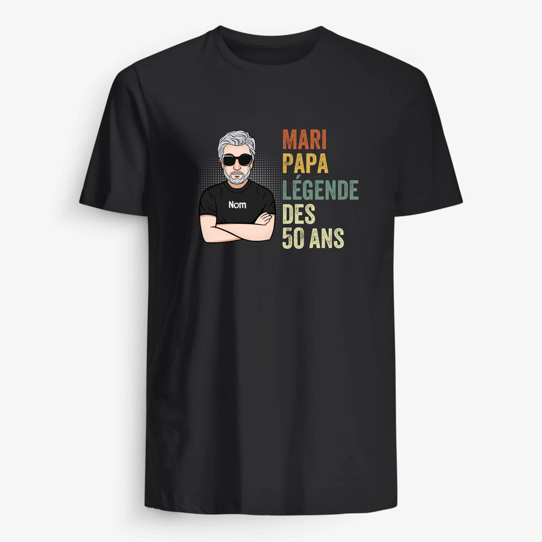 UNISEX T-SHIRT Front Dark