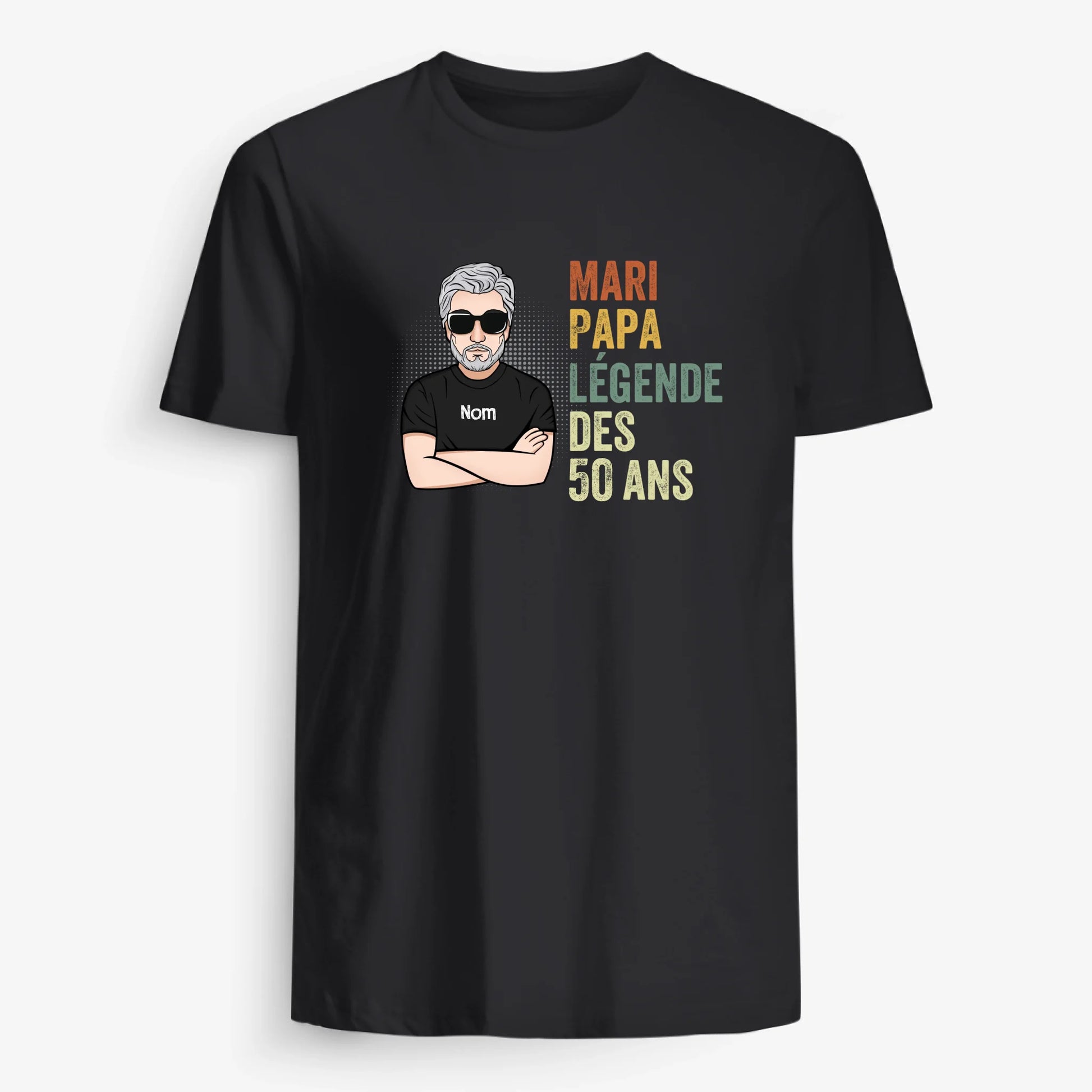 UNISEX T-SHIRT Front Dark