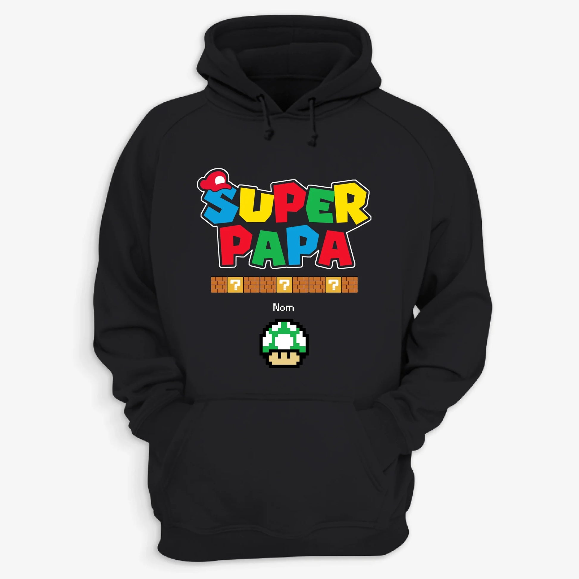 UNISEX HOODIE Front Dark