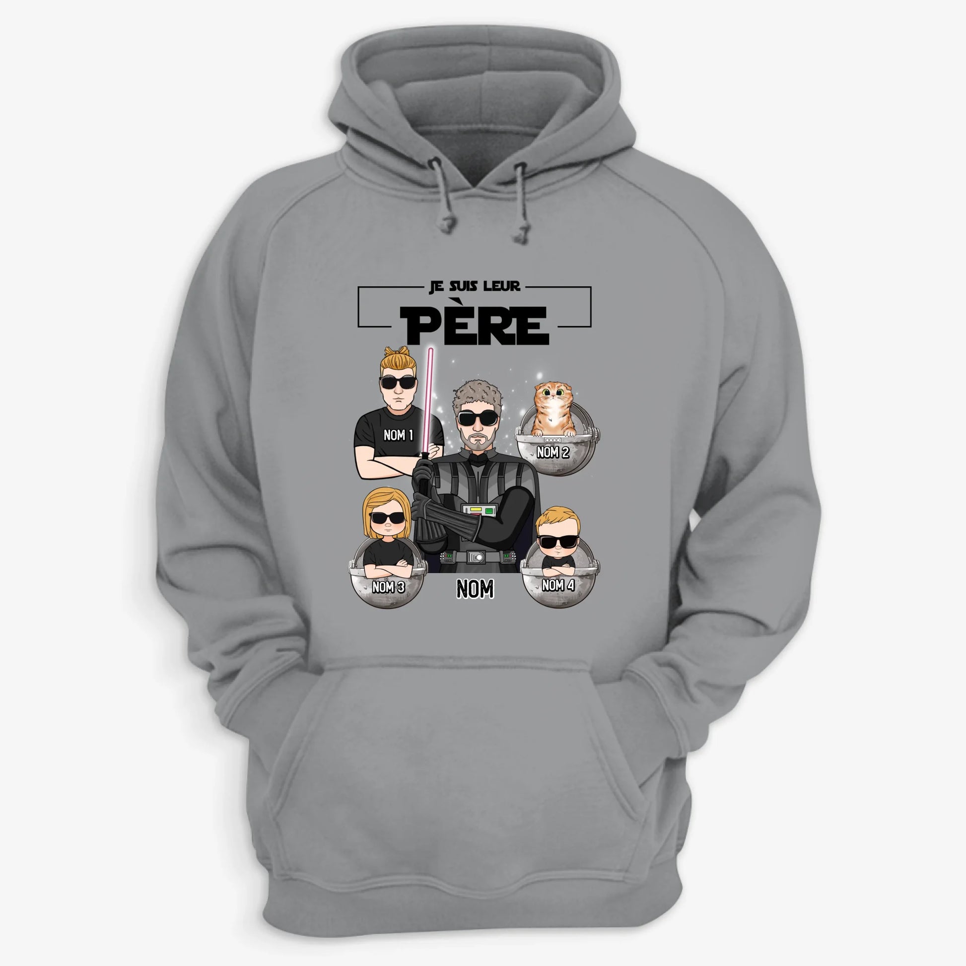 UNISEX HOODIE Front Light