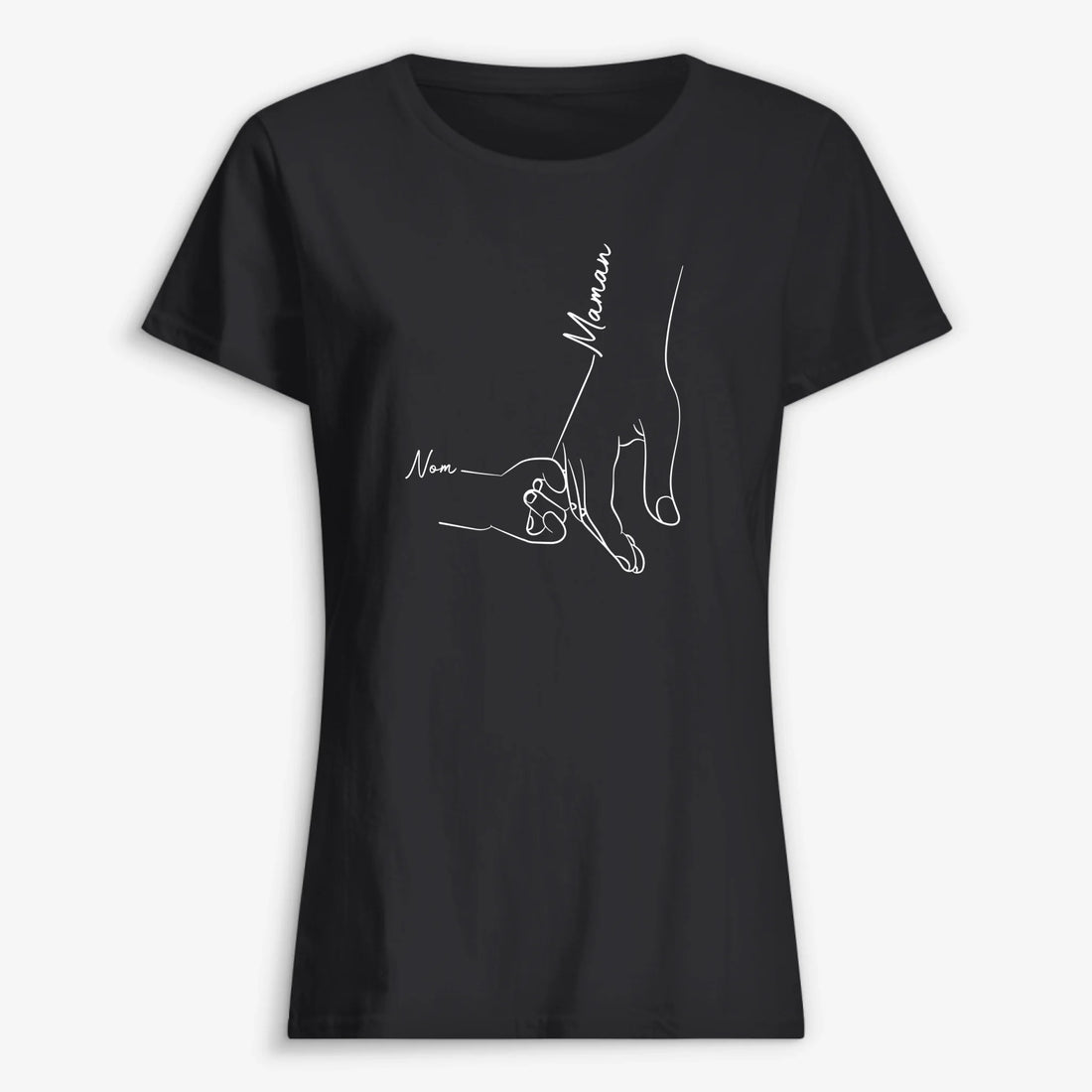 CLASSIC WOMEN T-SHIRT Front Dark