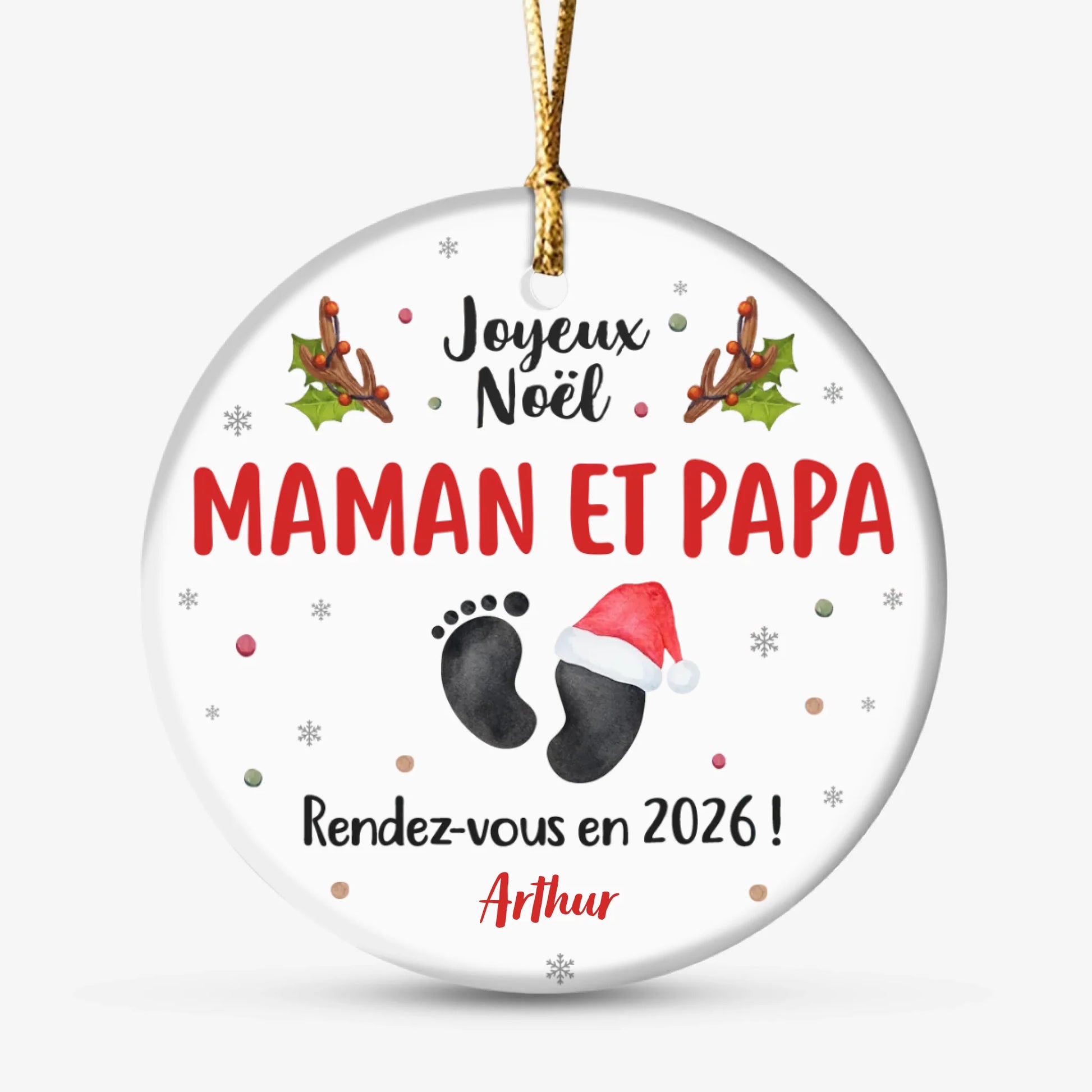 Round Glass Ornament BASE 1