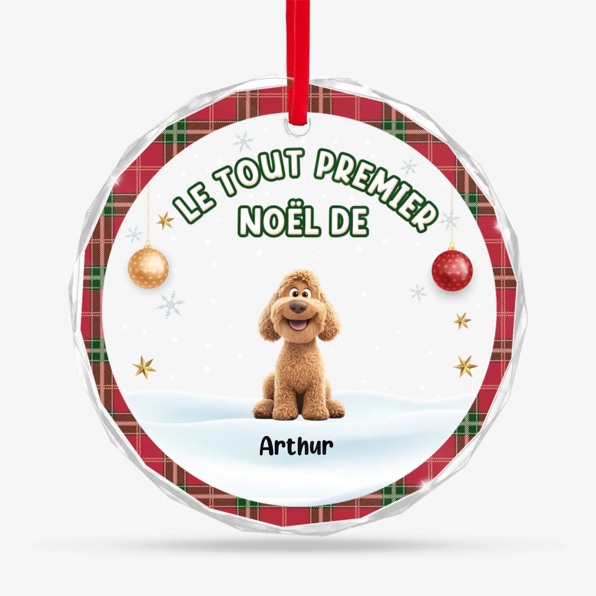 Round Glass Ornament BASE 1