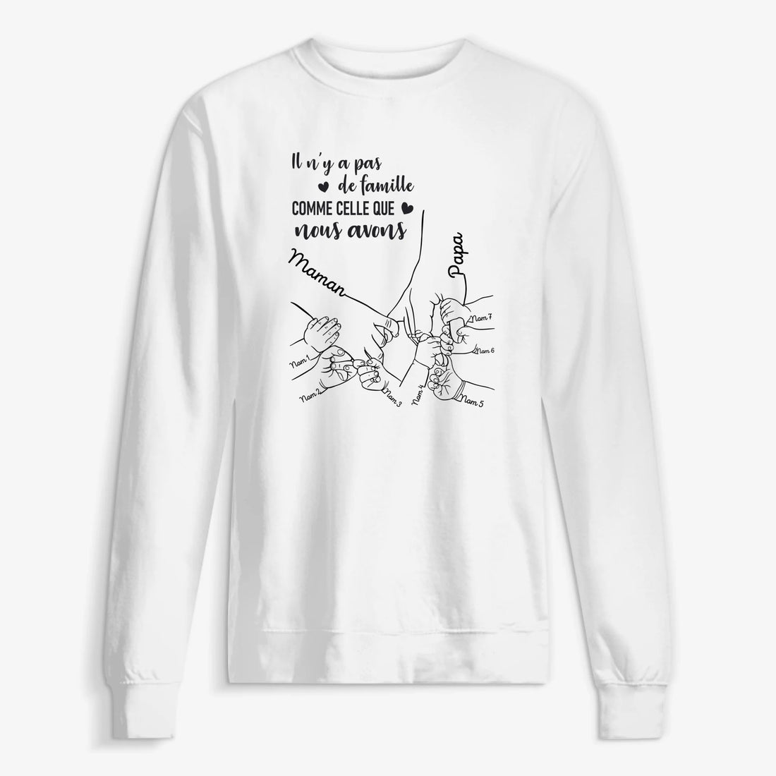 UNISEX SWEATSHIRT Front Light