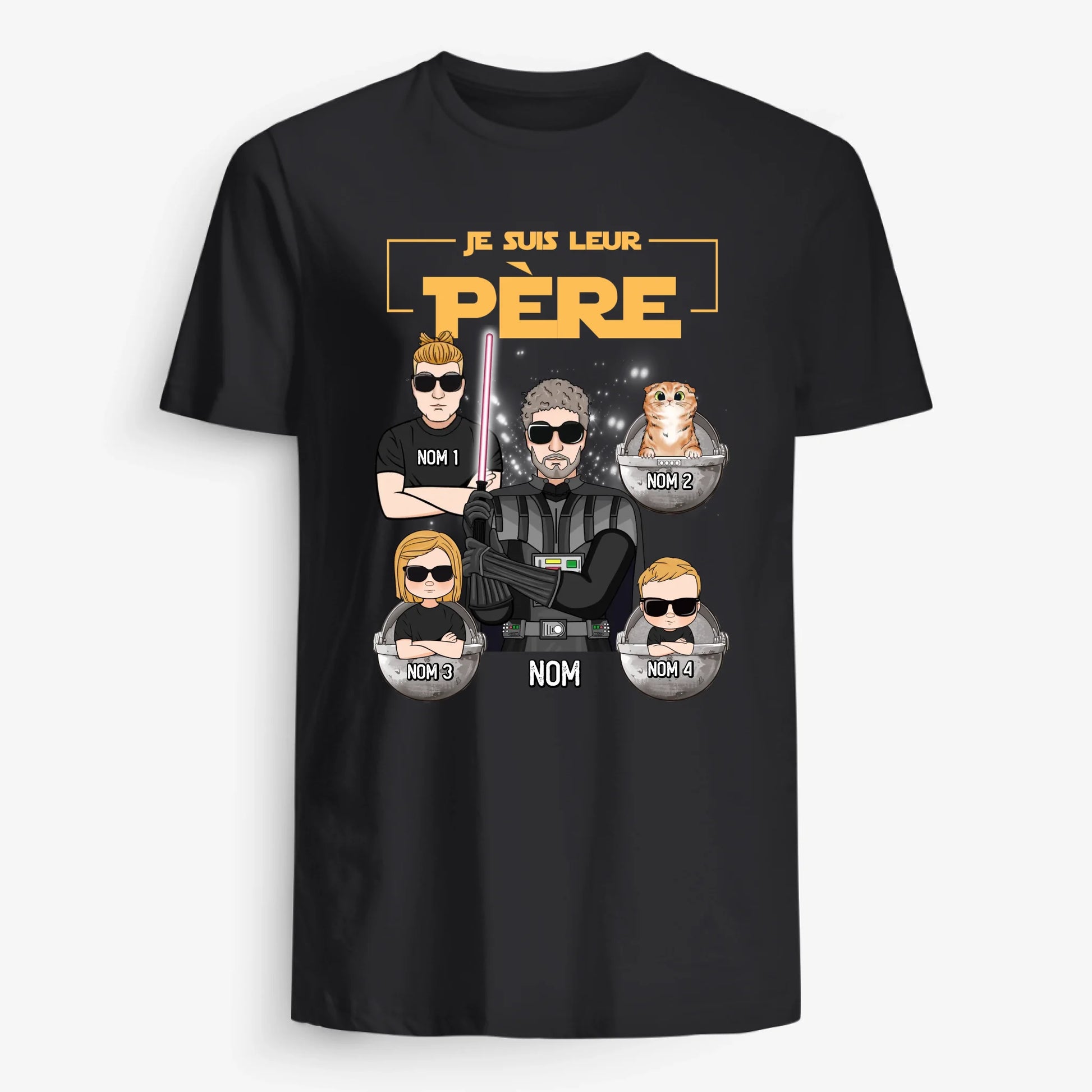 UNISEX T-SHIRT Front Dark