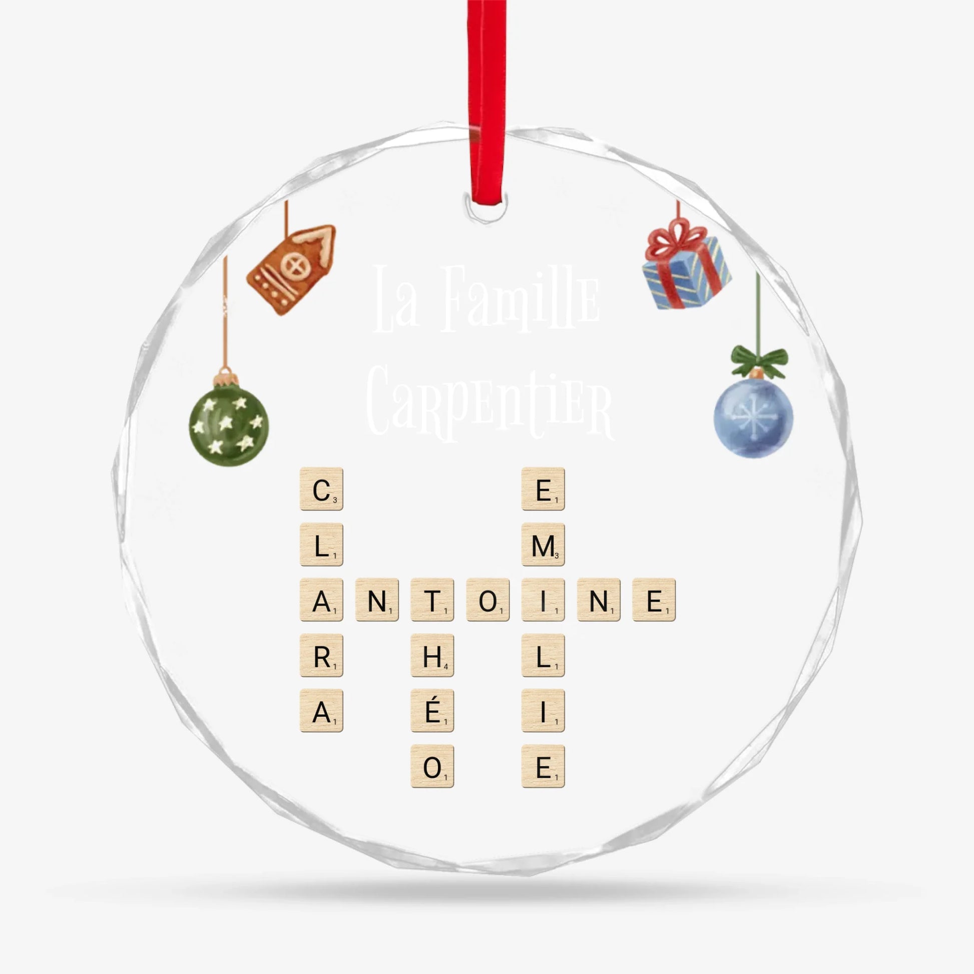 Round Glass Ornament BASE 1