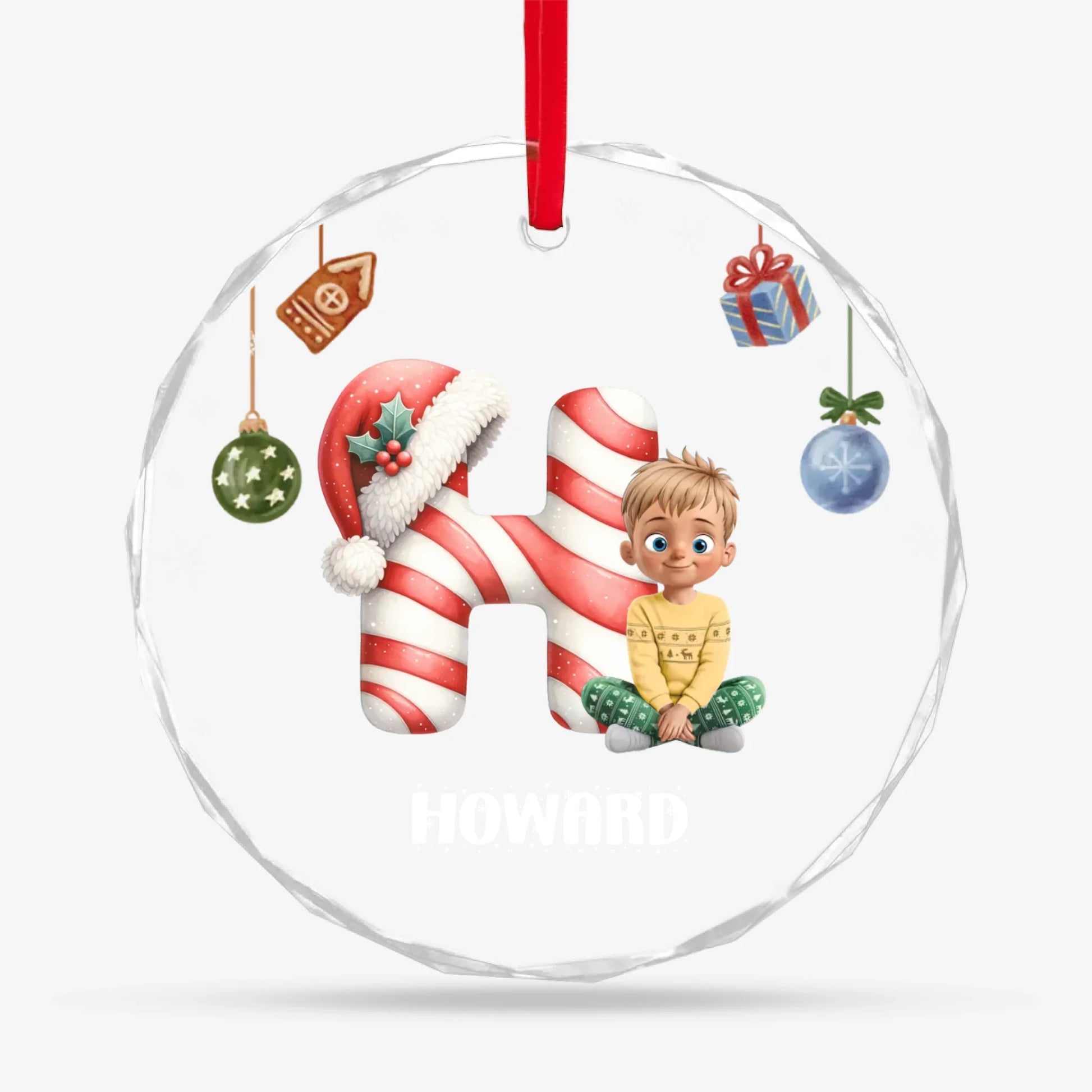 Round Glass Ornament BASE 1