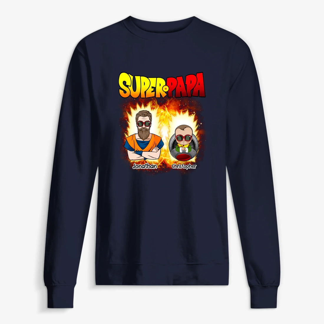 UNISEX SWEATSHIRT Front Dark