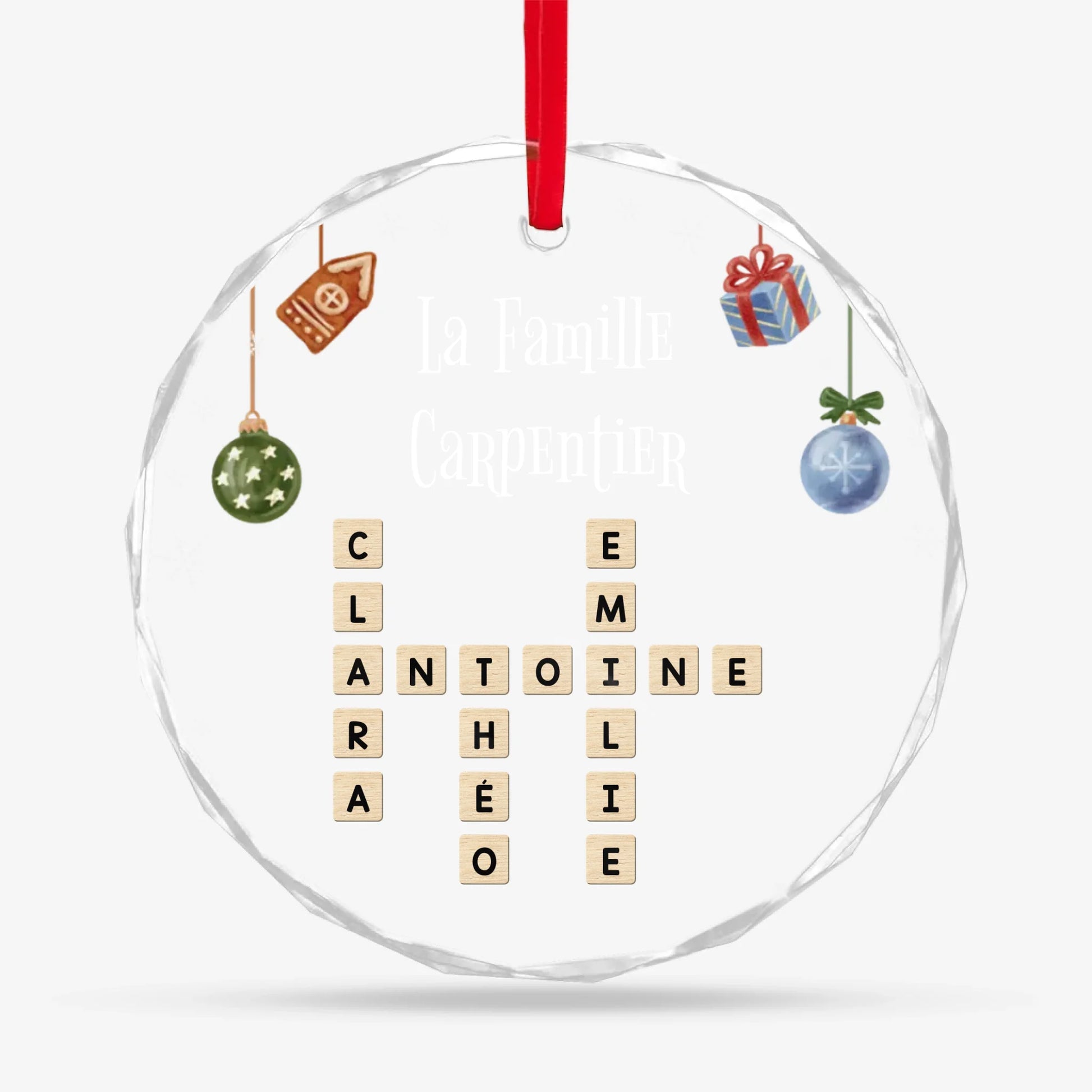 Round Glass Ornament BASE 1