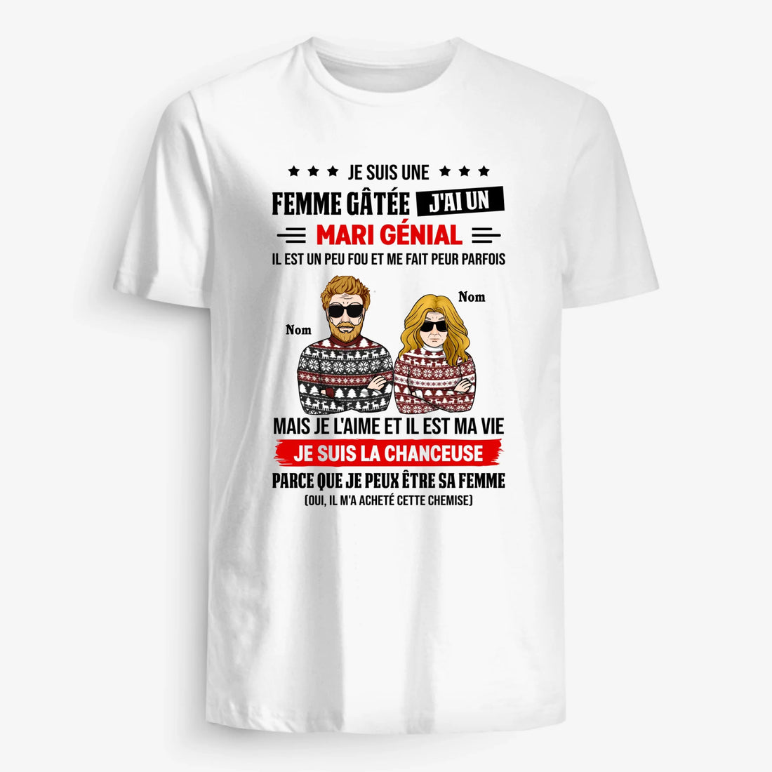 UNISEX T-SHIRT Front Light