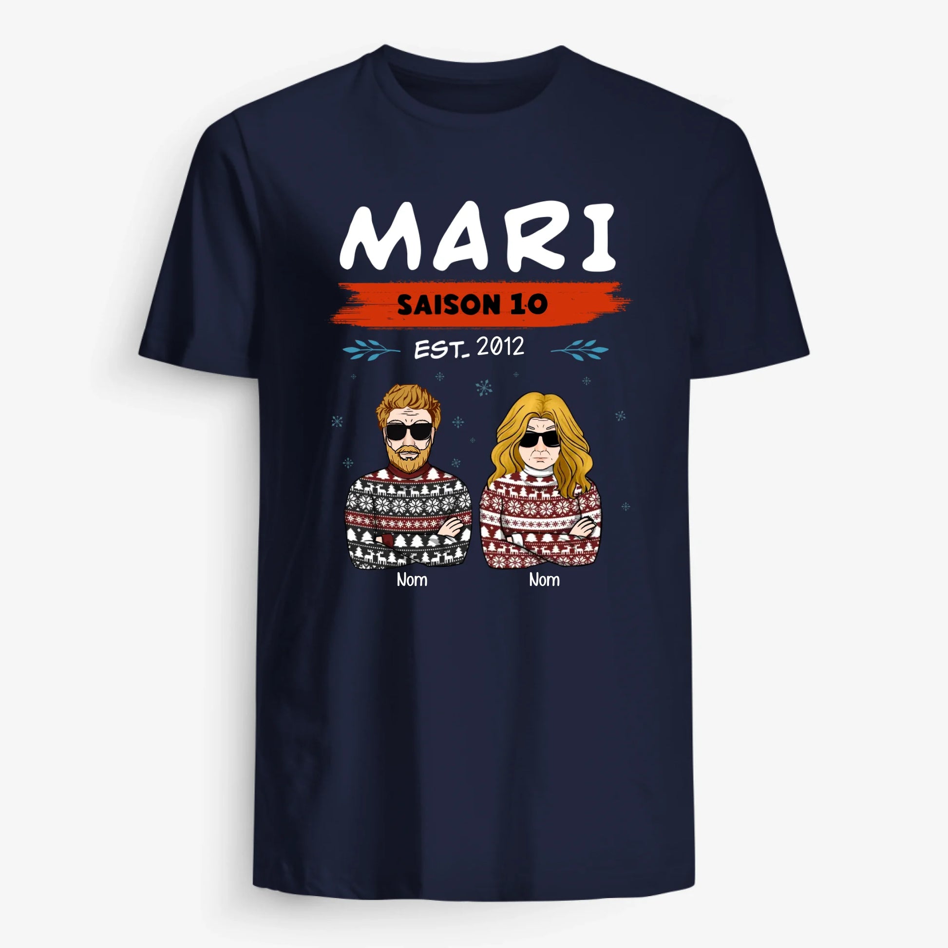 UNISEX T-SHIRT Front Dark